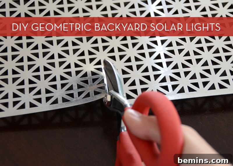 Crafting Geometric Solar Lanterns: A DIY Guide for Porch & Patio Ambiance 2 Geometric Solar Lights for Porch or Patio
