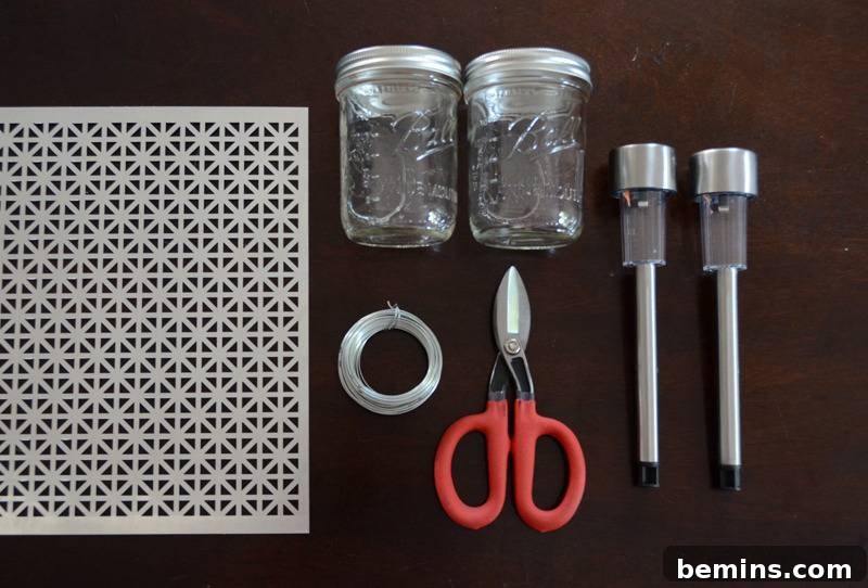 Crafting Geometric Solar Lanterns: A DIY Guide for Porch & Patio Ambiance 3 Materials for DIY Solar Lights