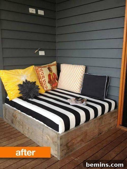 DIY Corner Daybed
