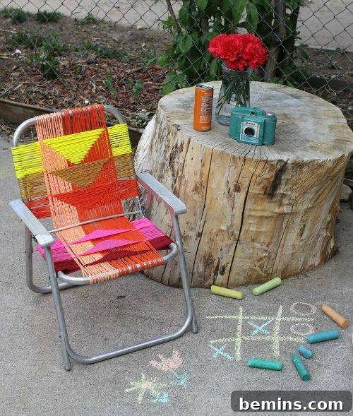 Woven Aluminum Chair DIY