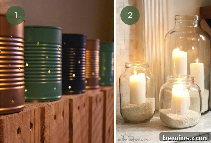 DIY Tin Can Lanterns