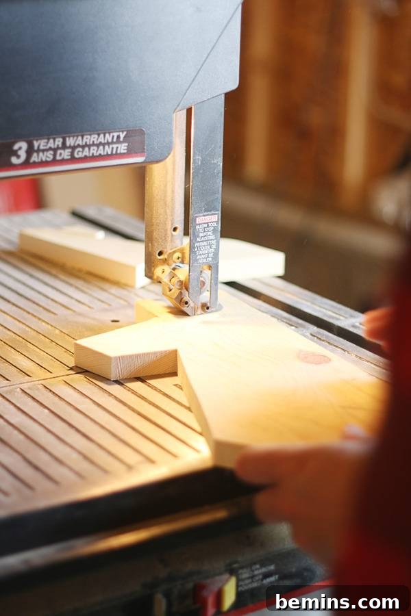 Tracing a Llama Design onto a Pine Board for a DIY Planter