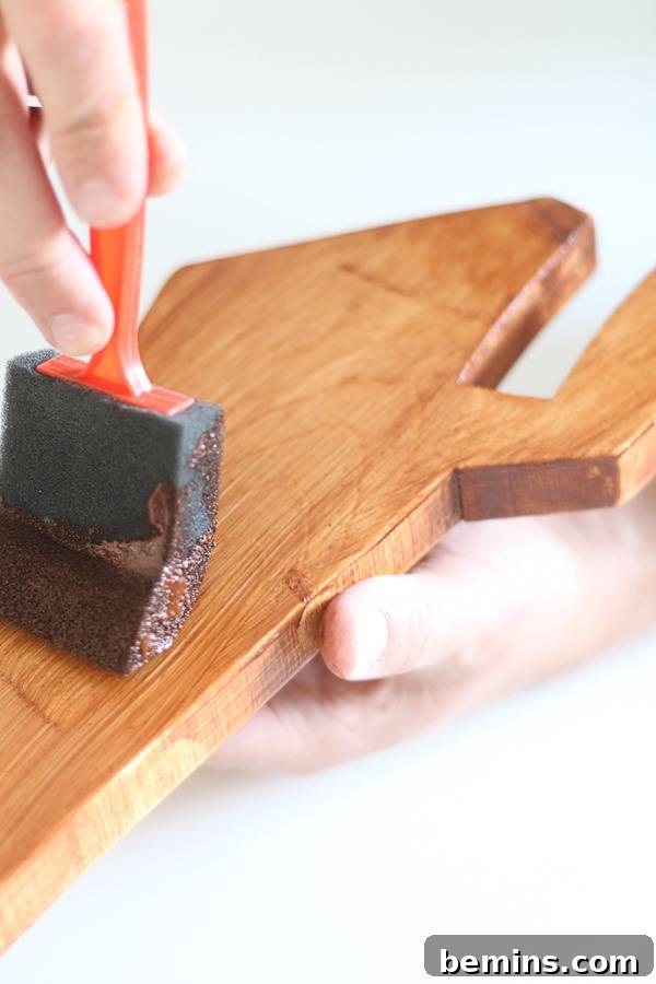 Sanding the Wooden Llama Shape to Achieve a Smooth Finish