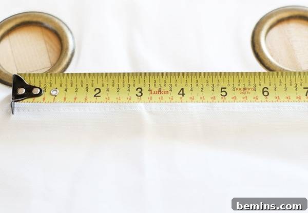 Measuring and Marking Grid Lines on Curtains