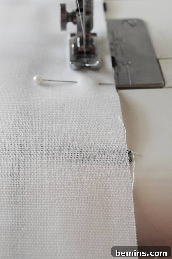 Stylish Geometric Pillows Easy DIY Guide 15 The pillow cover, freshly turned right side out and pressed, ready to receive its pillow insert for a finished look.