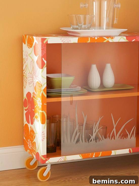 Wallpaper Ideas: Colorful chair makeover project