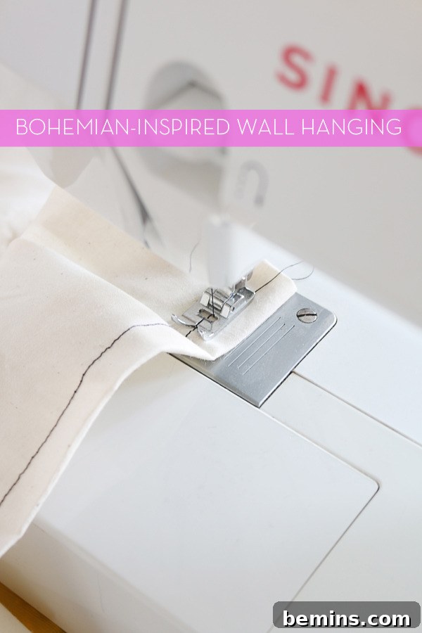 Budget-Friendly Boho Chic Textile Art 2 Bohemian-Inspired Wall Hanging Example
