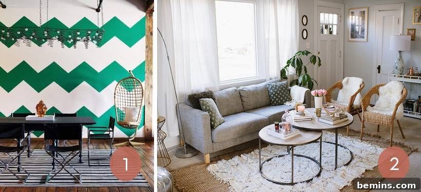 Adding Color to Rental Spaces: Accent Wall Ideas