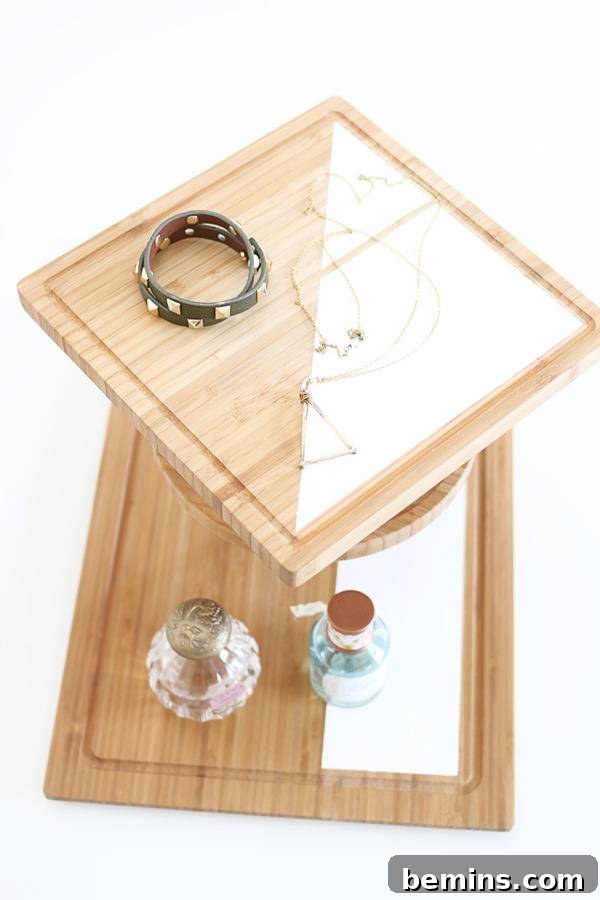 IKEA Upgrade: Craft a Chic 3-Tier Scandinavian Stand 16 A beautiful picture of the stand!