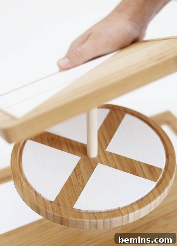 IKEA Upgrade: Craft a Chic 3-Tier Scandinavian Stand 10 Assembling the Stand with Glue