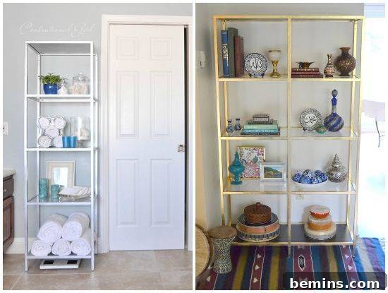 IKEA VITTSJÖ Bathroom and Bookshelf Storage Hacks