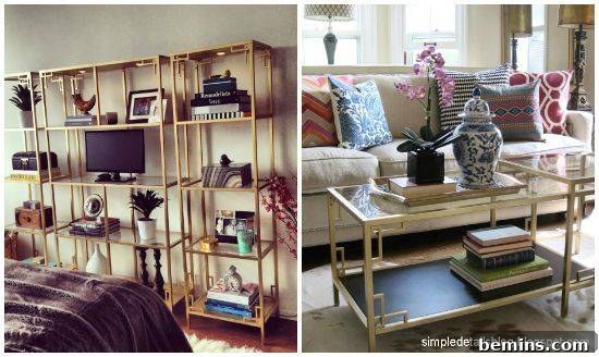 IKEA VITTSJÖ Entertainment Center and Coffee Table Hacks