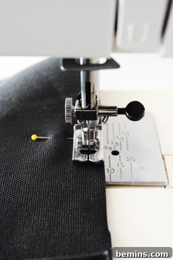 Sewing fabric for a new pet bed.