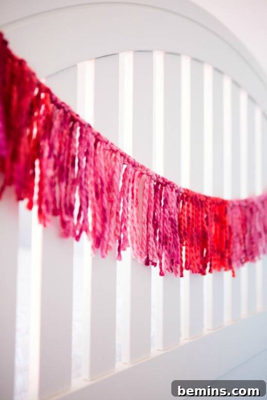 Yarn Garlands Wall Art