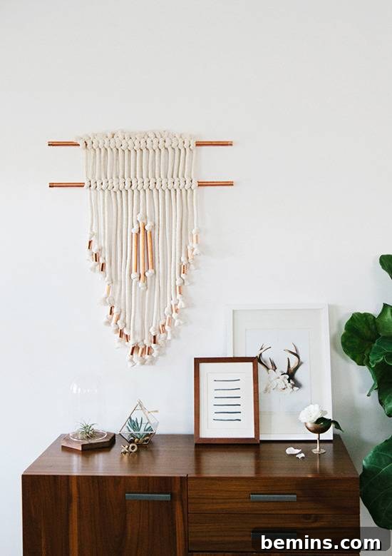 DIY Copper Wall Hanging