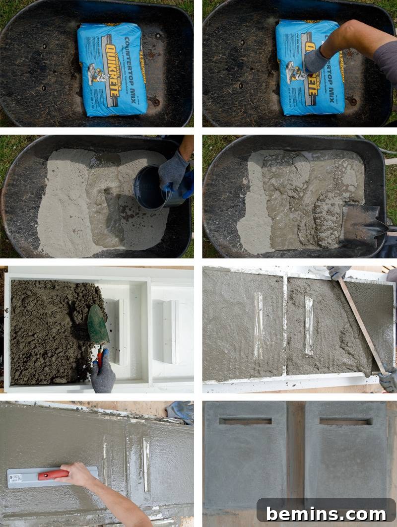 Concrete bench steps