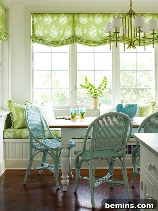 Chic Cafe Curtains for Kitchen - 15 Inspirational Ideas For Using Fabric In The Kitchen