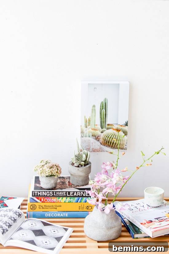 Plants and pots on top of table