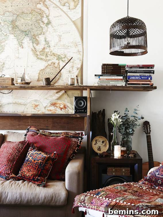 Earthy Bohemian Interior Design