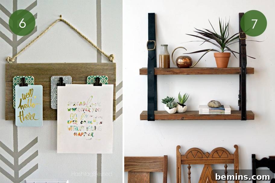 DIY Mini Clipboard Memo Board: A Charming Organizer