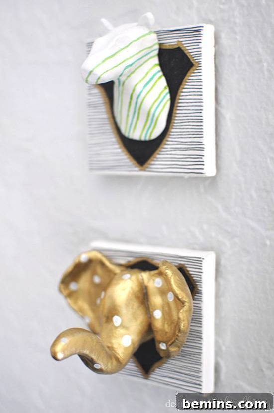 DIY Clay Animal Heads: A Playful Touch for Your Walls