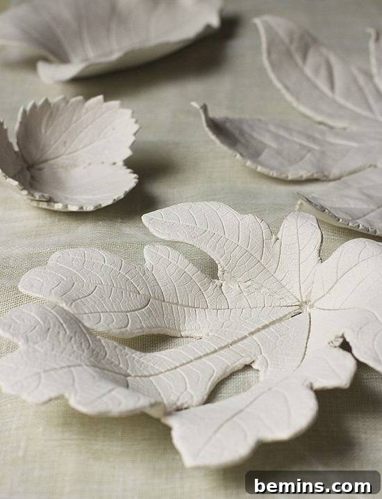 DIY Clay Leaf Bowls: A Touch of Nature for Your Home
