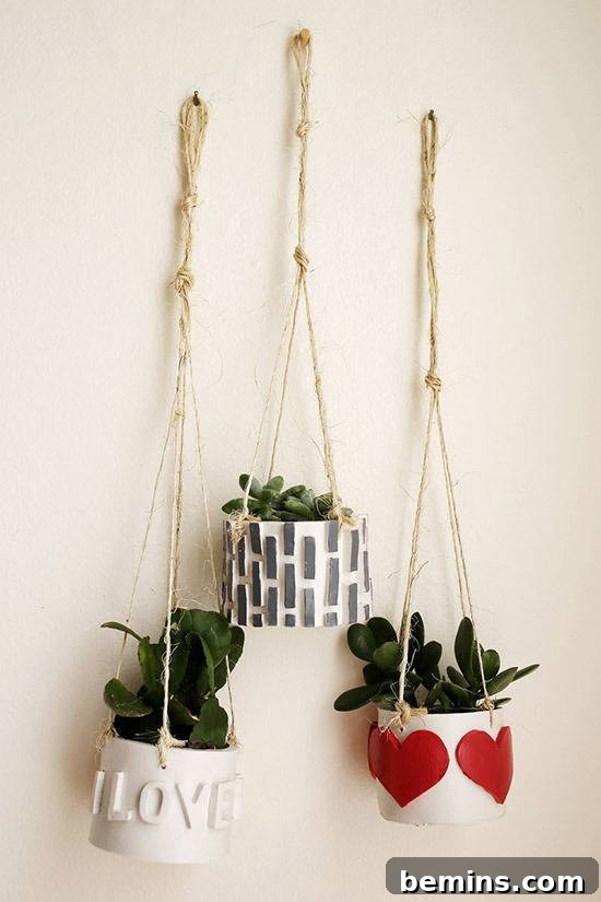 DIY Minimalist Hanging Planters: Simple and Stylish