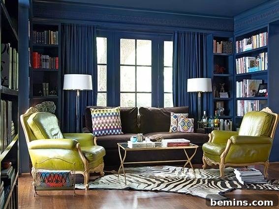 Well furnished living room.
