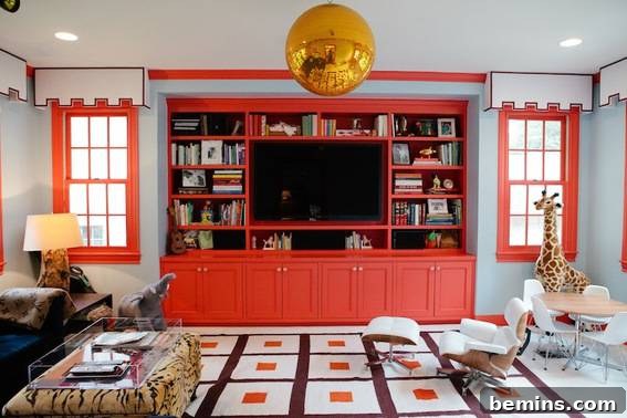 Well furnished living room.