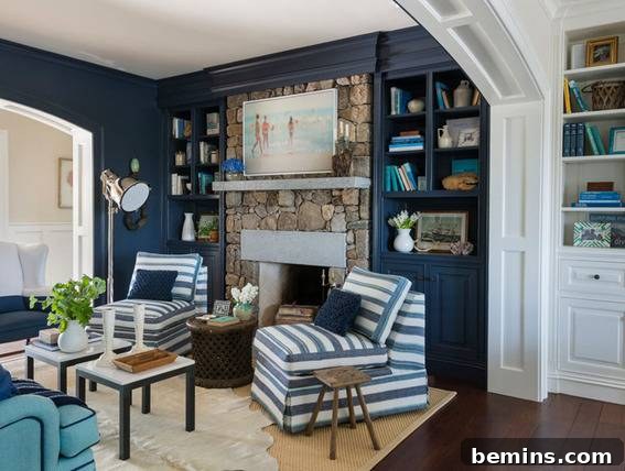 Well furnished living room.
