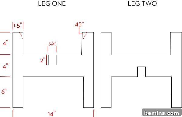 Diagram for DIY Moroccan-Inspired Side Table
