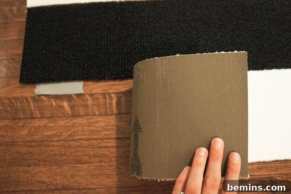 Taping Carpet Tiles