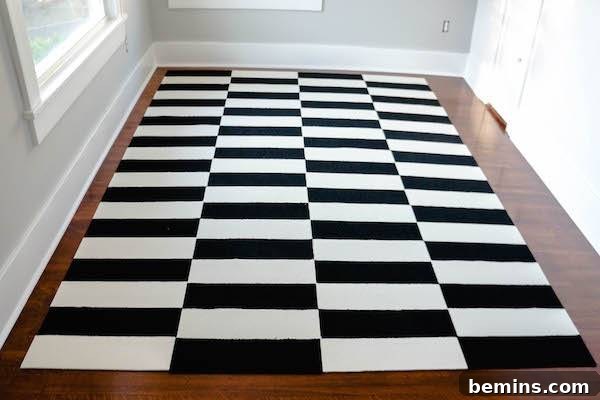 Finished Carpet Tile Rug