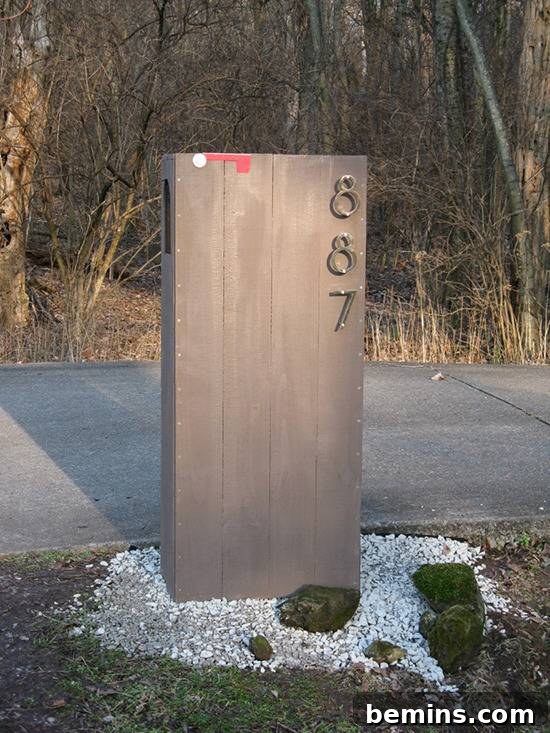 DIY Modern Mailbox Project
