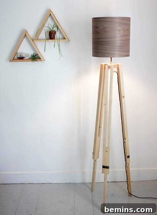 Wood Veneer Lamp Shade