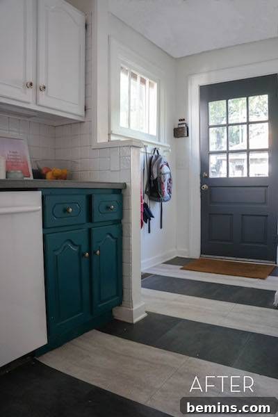 After: The Painted Door and Organized Space