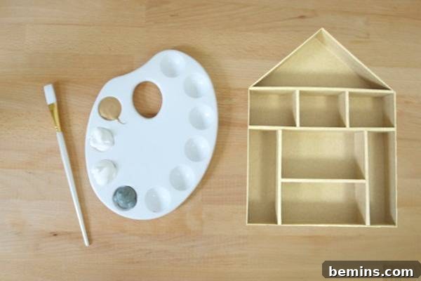 Spooky DIY Halloween Shadow Boxes 3 Painting Paper Mache Curio Boxes for Halloween