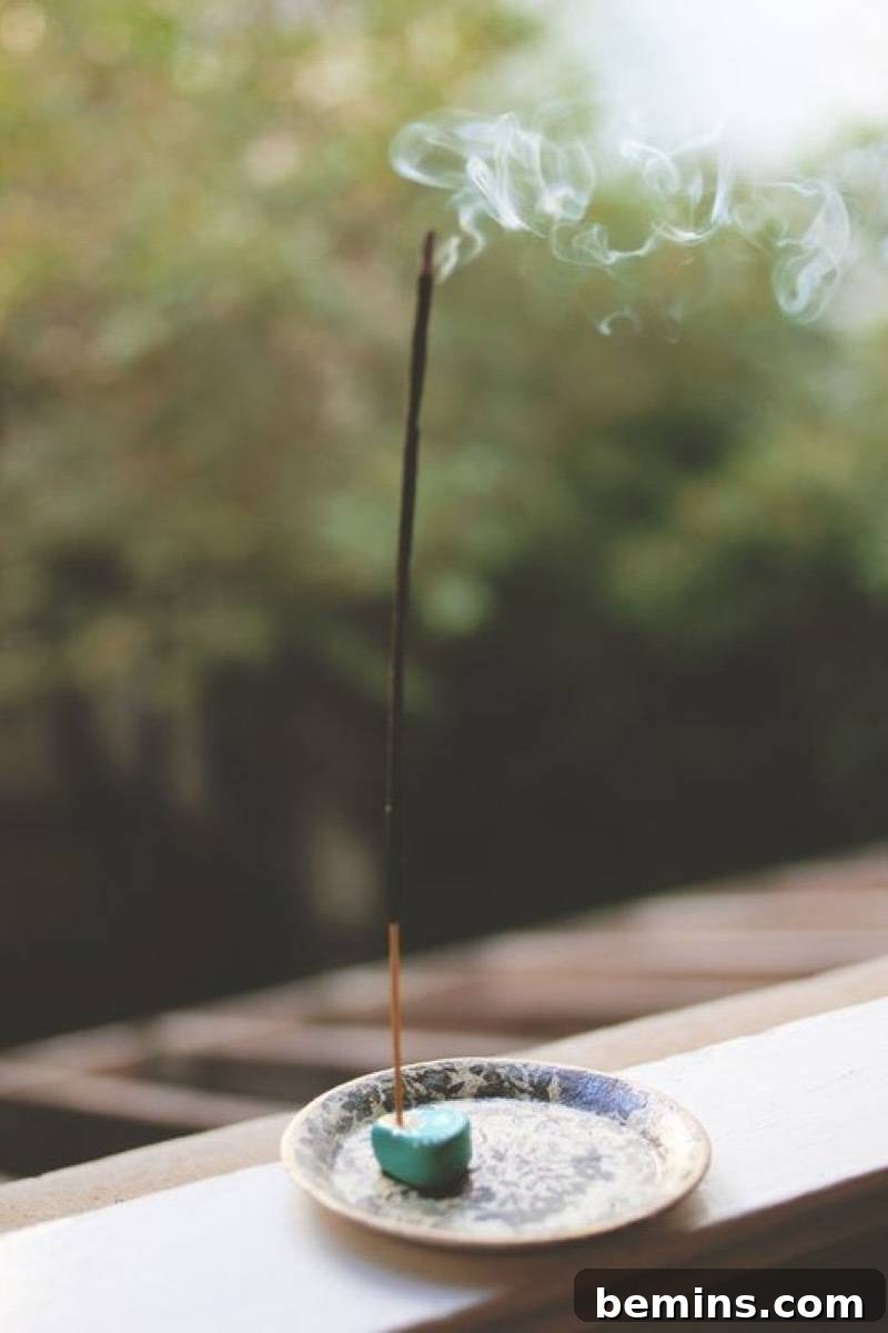 Variety of incense holders