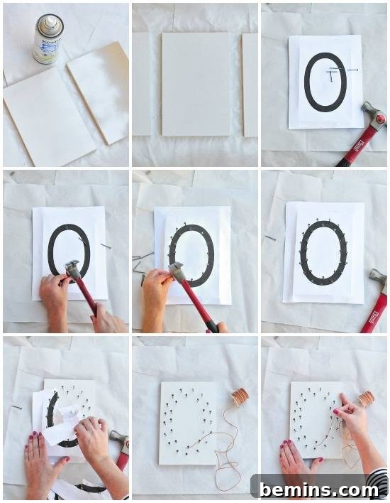 How To: Spooky & Simple BOO String Art For Halloween 