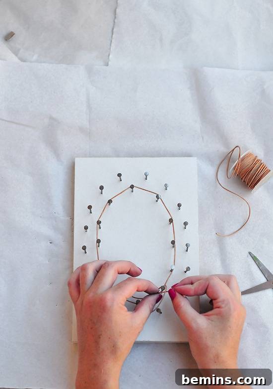 How To: Spooky & Simple BOO String Art For Halloween 