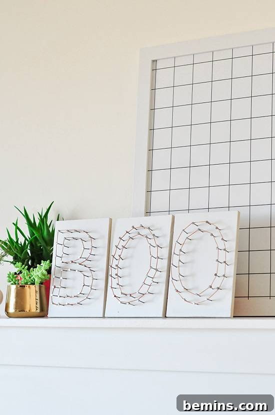How To: Spooky & Simple BOO String Art For Halloween 