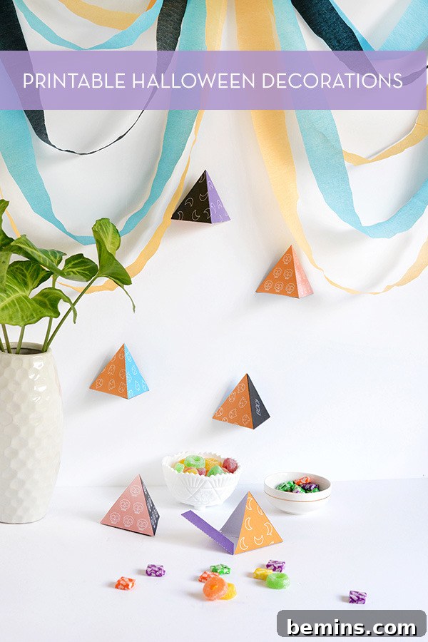 DIY printable halloween decorations