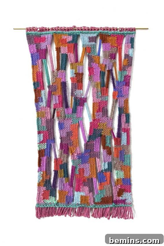 Detailed and Colorful Eclectic Weaving