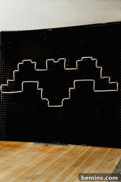 Spooky & Bright: LED Rope Light Halloween Yard Art 12 Full Bat Outline
