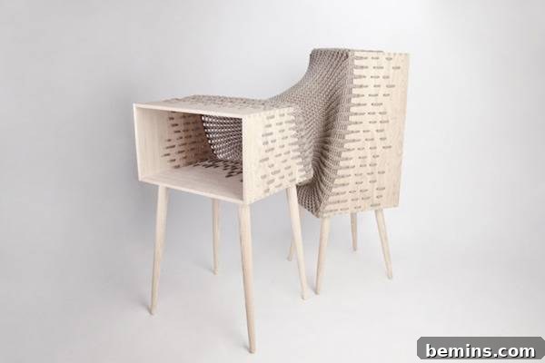 Futuristic art furniture