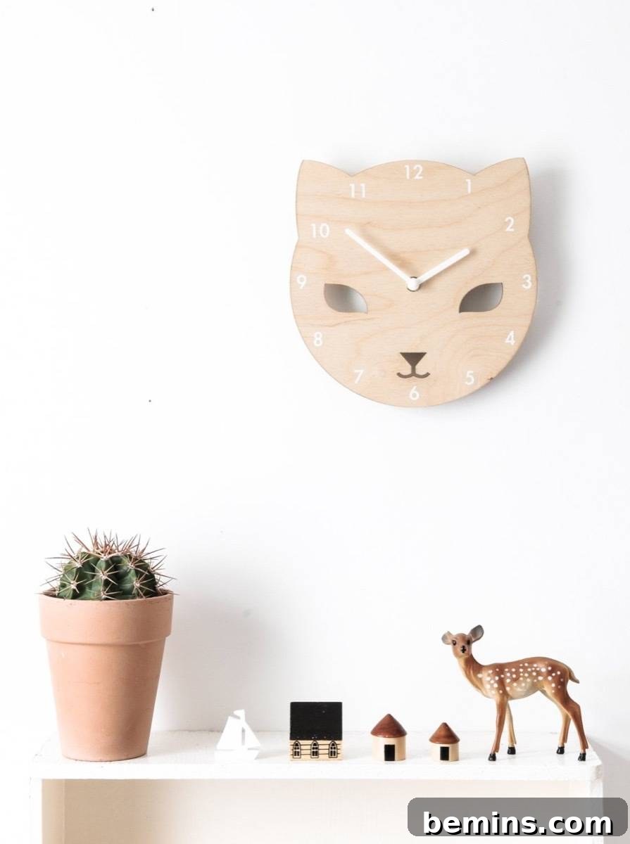 Cat clock