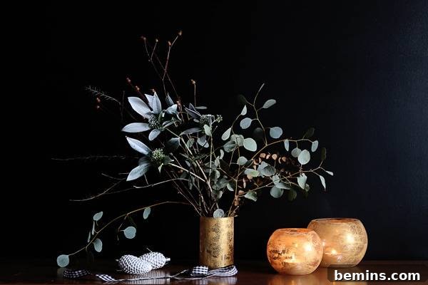 DIY Faux Mercury Glass Vases: Vases with Candles