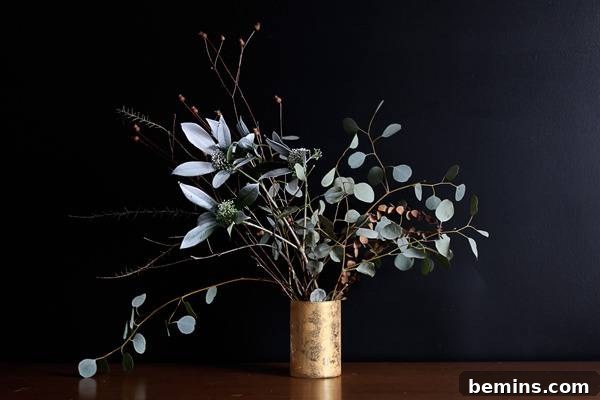 DIY Faux Mercury Glass Vases: Close-up of Candlelight Reflection