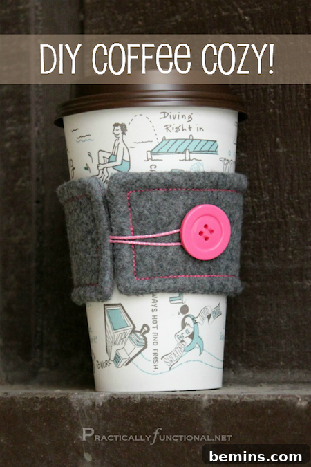 DIY Stocking Stuffer Ideas for Everyone 20 Felt coffee cozy