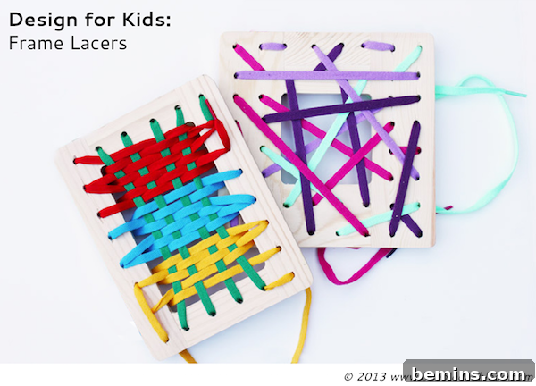 DIY Stocking Stuffer Ideas for Everyone 8 Colorful frame lacers